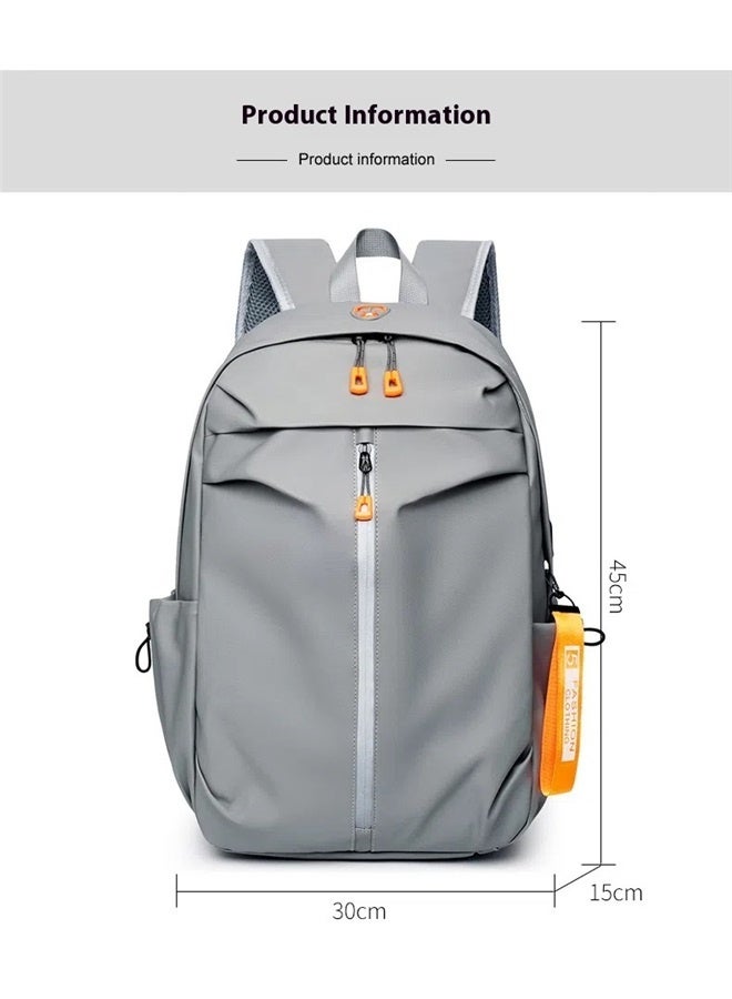 Laptop Backpack for Women Men Gym Work Backpack Casual Daypack Backpacks Small Travel Backpack for Traveling on Airplane Lightweight College Teacher Backpacks for Women Grey - Image 5