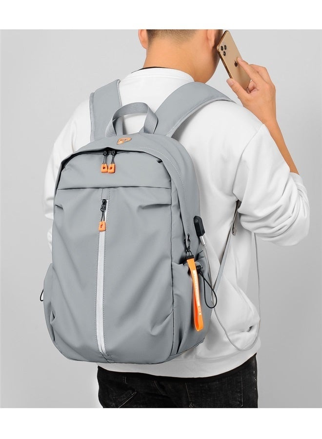 Laptop Backpack for Women Men Gym Work Backpack Casual Daypack Backpacks Small Travel Backpack for Traveling on Airplane Lightweight College Teacher Backpacks for Women Grey - Image 4