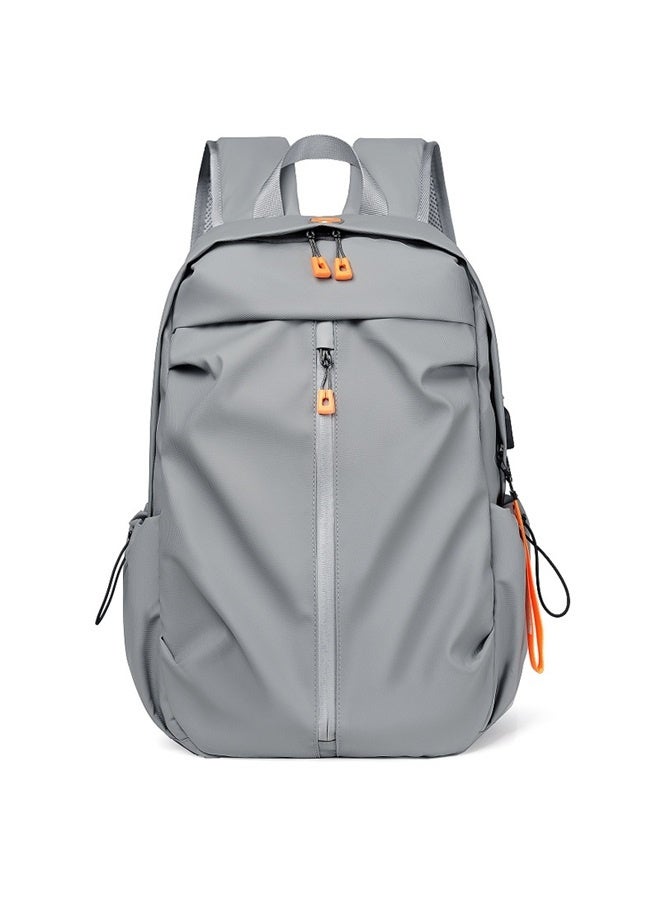 Laptop Backpack for Women Men Gym Work Backpack Casual Daypack Backpacks Small Travel Backpack for Traveling on Airplane Lightweight College Teacher Backpacks for Women Grey - Image 1