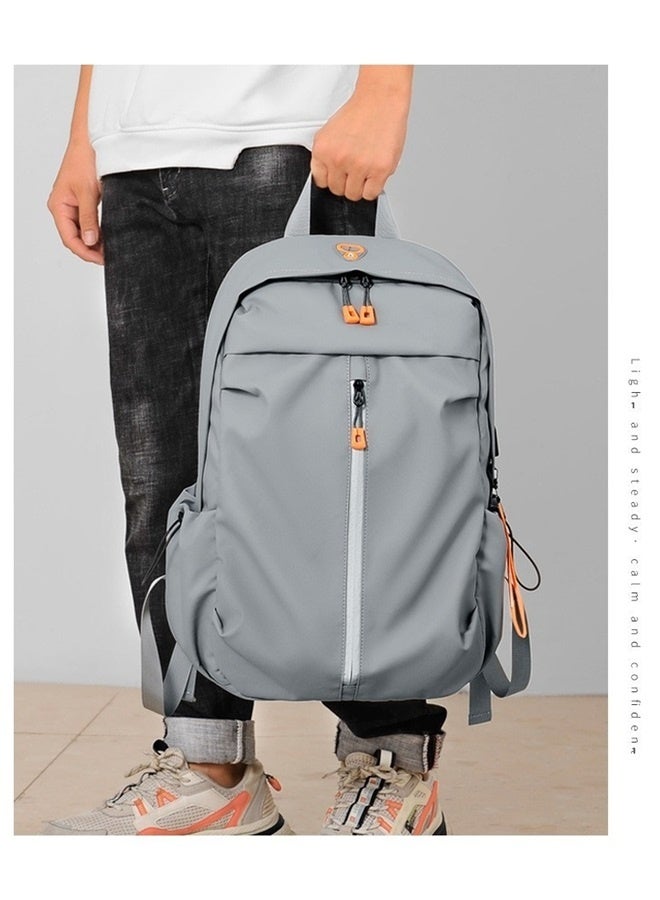 Laptop Backpack for Women Men Gym Work Backpack Casual Daypack Backpacks Small Travel Backpack for Traveling on Airplane Lightweight College Teacher Backpacks for Women Grey - Image 3