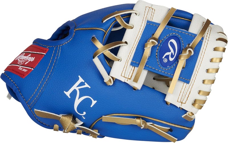 Rawlings سلسلة قفازات لاعبي MLB | قفازات كرة السلة للأطفال والشباب | 10" | جميع فرق MLB - Image 1