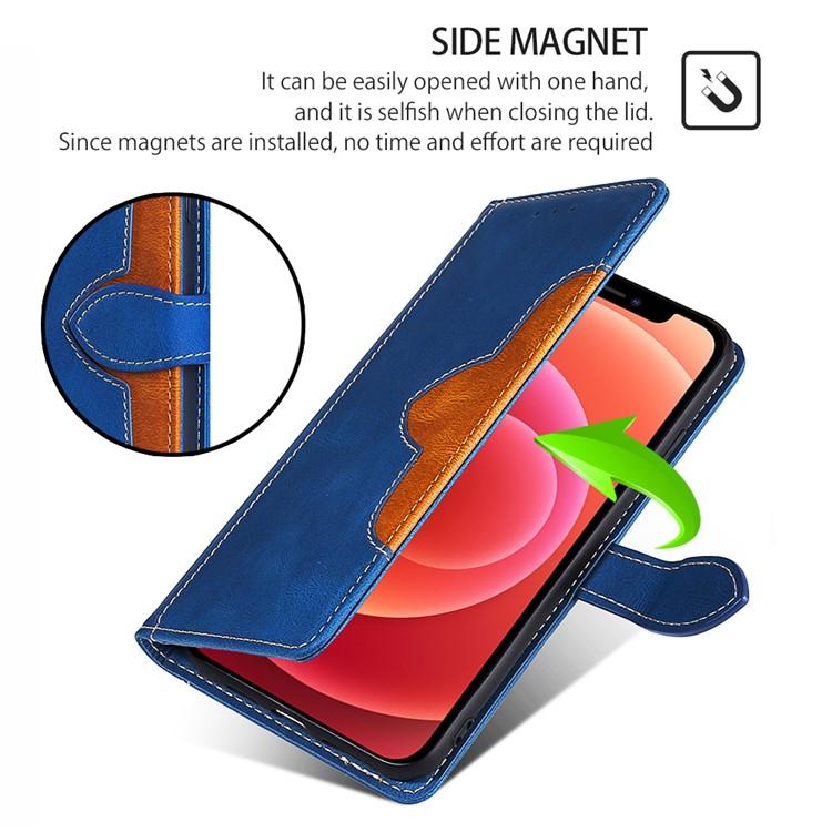 erorex For Infinix Note 50 Pro+ 5G  Feel Magnetic Buckle Leather Phone Case(Blue) - Image 5
