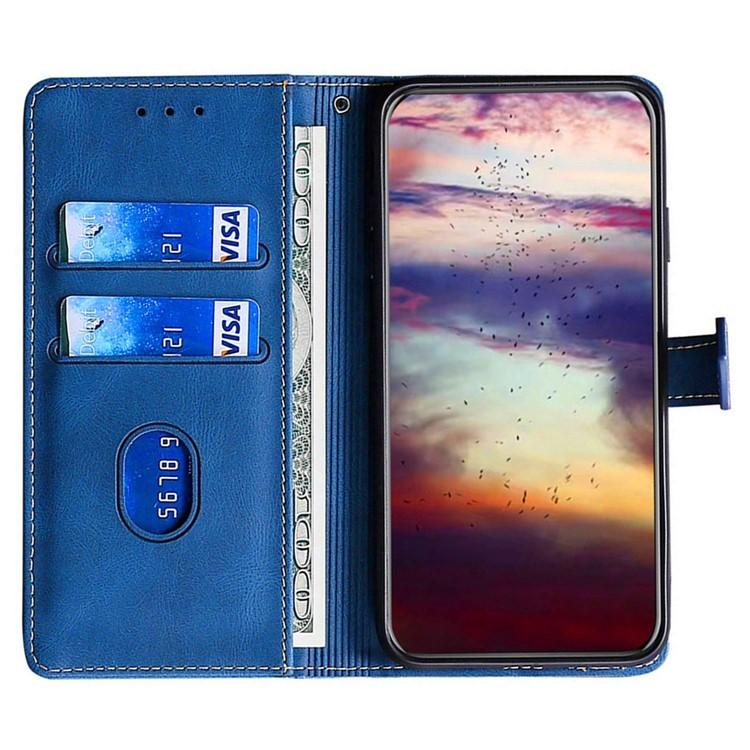 erorex For Infinix Note 50 Pro+ 5G  Feel Magnetic Buckle Leather Phone Case(Blue) - Image 3