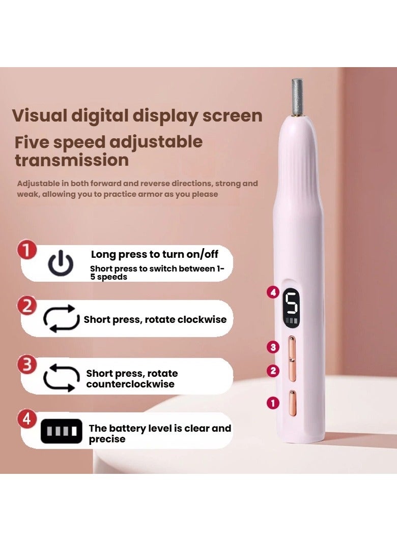 general Nail polishing machine electric nail polisher nail polish removal nail polishing machine nail polish nail lighting all-in-one machine - Image 3