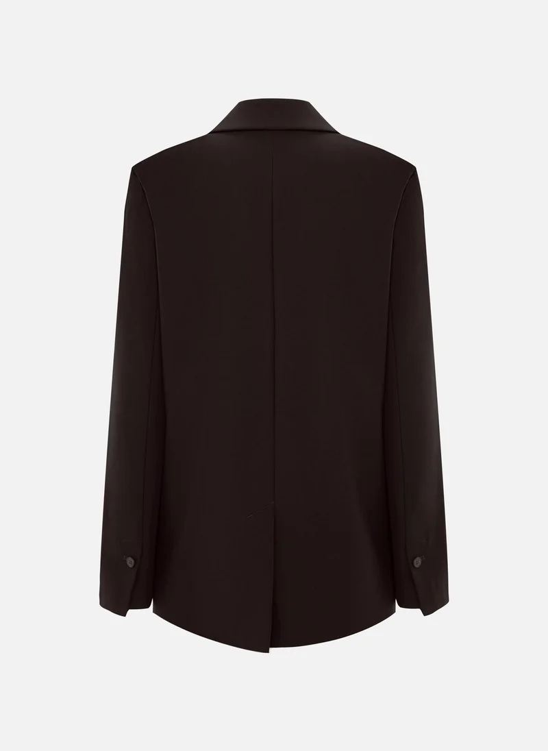 Lichi Straight single-breasted jacket