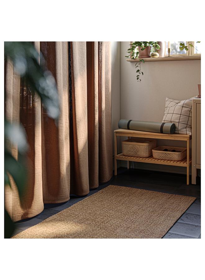 Zaboon Rug Flatwoven, In/Outdoor, Medium Brown, 80X150 Cm - Image 3