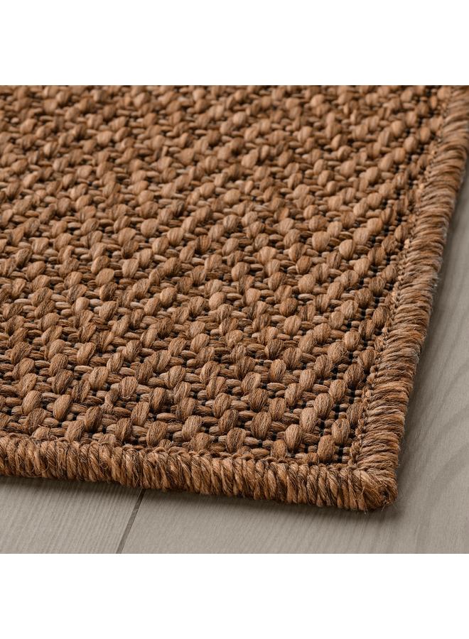Zaboon Rug Flatwoven, In/Outdoor, Medium Brown, 80X150 Cm - Image 4
