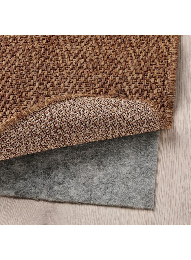 Zaboon Rug Flatwoven, In/Outdoor, Medium Brown, 80X150 Cm - Image 5