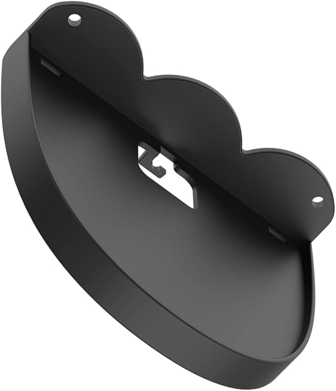 Wall Mounted Audio Rack Bracket Wire Winder Lightweight Space Saving Black 14 8X13 8X4 1CM - Image 1