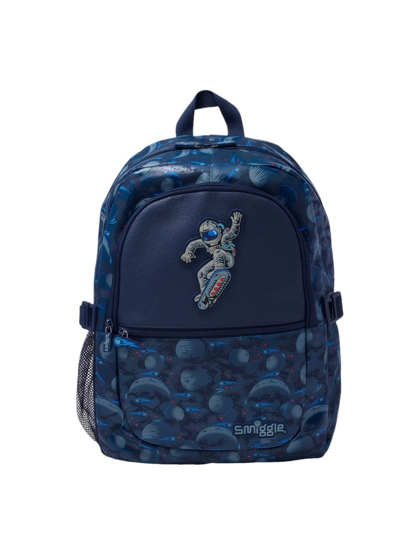 Smiggle Smiggle Cartoon Printed Boys and Girls Backpack Primary and Secondary School Students Backpack Outdoor Leisure Backpack 42*30cm 
