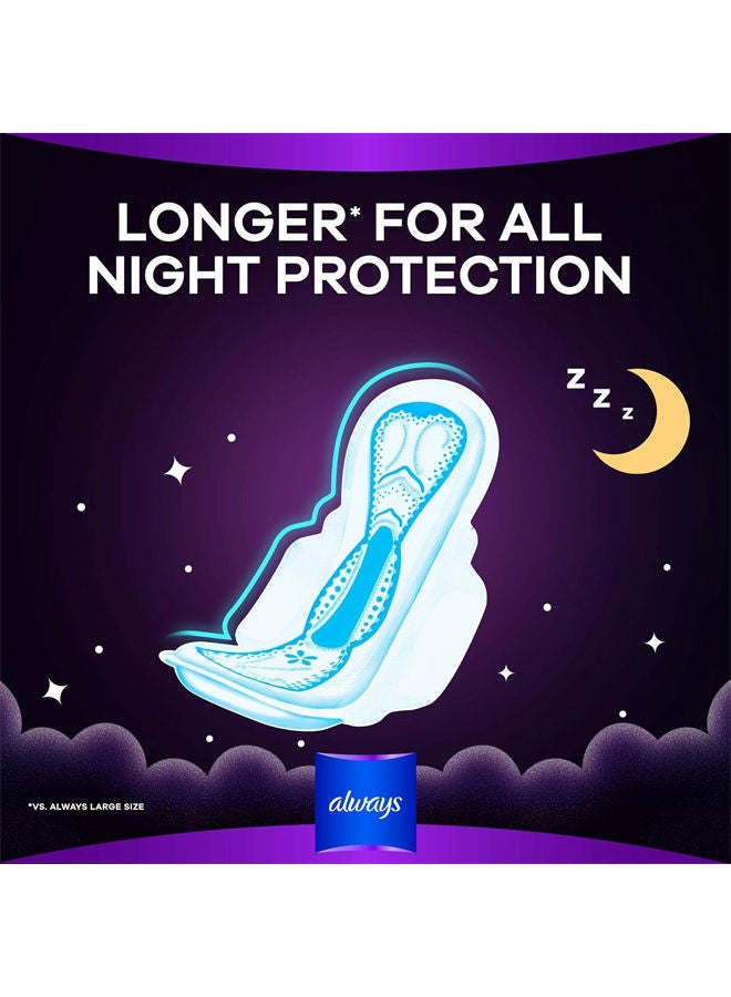 Always Dreamz Cool & Dry Maxi Thick Sanitary Pads with Wings for Night - Night Light 24 Pads  - Image 3