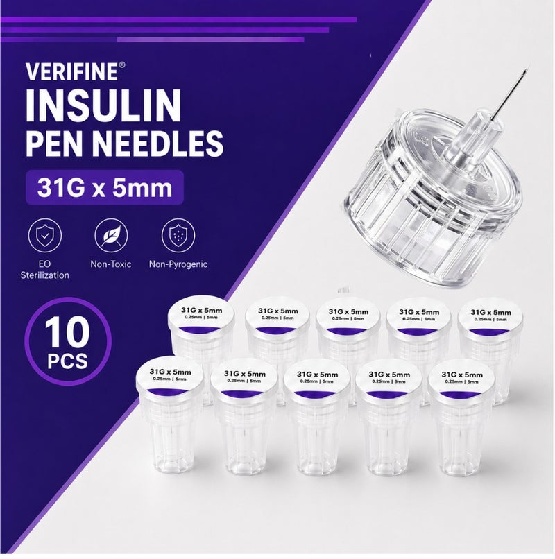 Insulin Pen Needles 31G 5mm -10 PCS