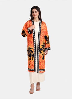 Carina Colorful Palm Printed Kimono  - Image 2