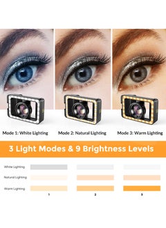 APEXEL عدسة ماكرو 100 مم عالية الدقة 4k محدثة مع إضاءة LED وملقط عالمي وعدسات دقيقة لجميع هواتف سامسونج الذكية  - Image 3