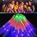 LifBetter 70 Pcs Foam Glow Sticks BulkLed Glow Sticks with 3 Modes Colorful FlashingLong Life Battery Glow In The Dark Party Supplies for WeddingsPartiesFestivalsSporting Events - Image 2