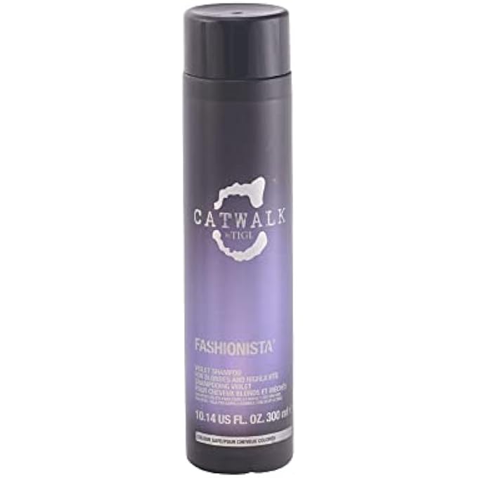 TIGI Catwalk Fashionista Shampoo for Unisex, Violet, 10.14 Fl Oz