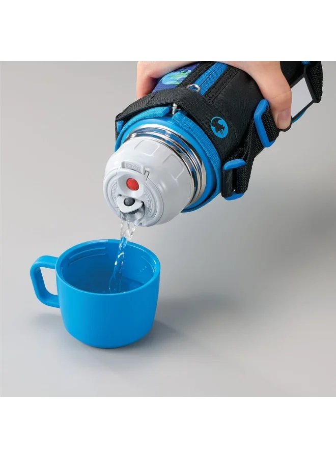 Zojirushi Zojirushi Stainless Steel  Kids Vacuum Bottle, 0.6L, Dianosaur Blue