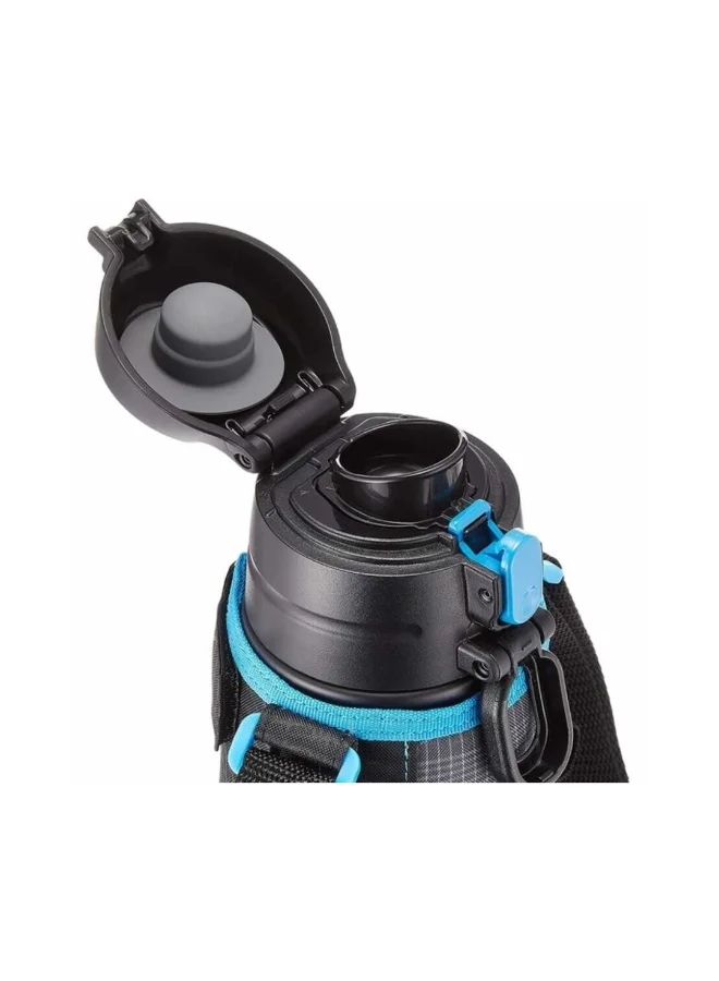 زوجيروشي Zojirushi Stainless Steel  Kids Vacuum Bottle, 0.6L, Dianosaur Blue