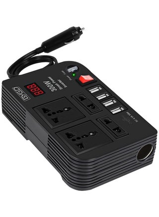300W Car Power Inverter DC 12V/24V to 220V AC with 4 USB Ports Fast Charging with 2 Universal Sockets with Multifunctional LED Display Photovoltaic Inverter - pzsku/ZC0ECE0DB0667C53D96B9Z/45/_/1712469235/ec5af1d0-d748-42c3-9c4d-83d32d4df9fc