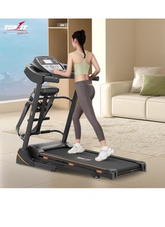 Topfit MT-732MS-AC Digital Treadmill – 3.5HP, Massage Belt, Sit-Up Bench, Twister, 68x127cm – Black  - Image 2