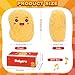 Dalycro Positive Nuggets Plush with Sound Funny Stuffed Doll Toy for Teens and Women Cute Chicken Plush Gift for Birthdays Halloween Positive Nuggets - Image 4