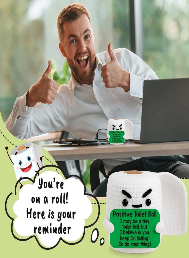 TuSuQing Funny Positive Crochet Animals Christmas Stocking Stuffers Gifts for Men Women Friend Brother Coworker Man Birthday Small Gag Handmade Knitted Cute Relaxing Gifts - Image 5