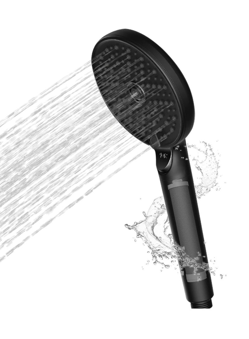Oasisgalore 3-Mode Handheld Shower Head with Chlorine Filter for High-Pressure, Water-Saving  - Image 1