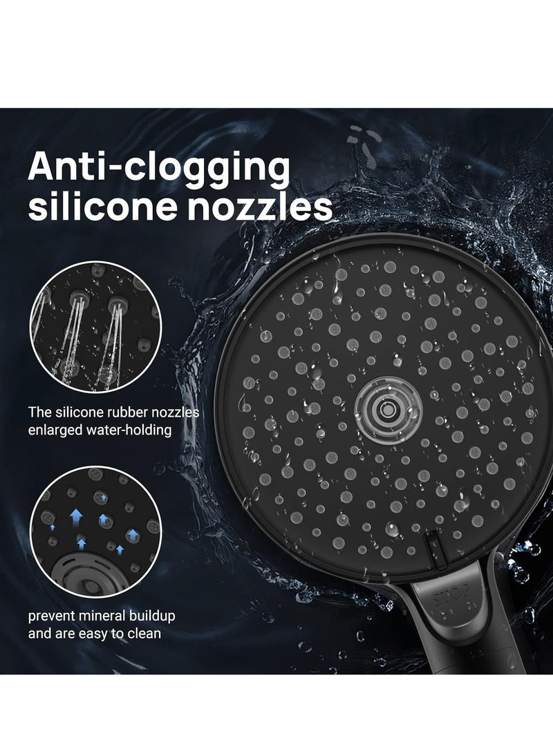 Oasisgalore 3-Mode Handheld Shower Head with Chlorine Filter for High-Pressure, Water-Saving  - Image 4
