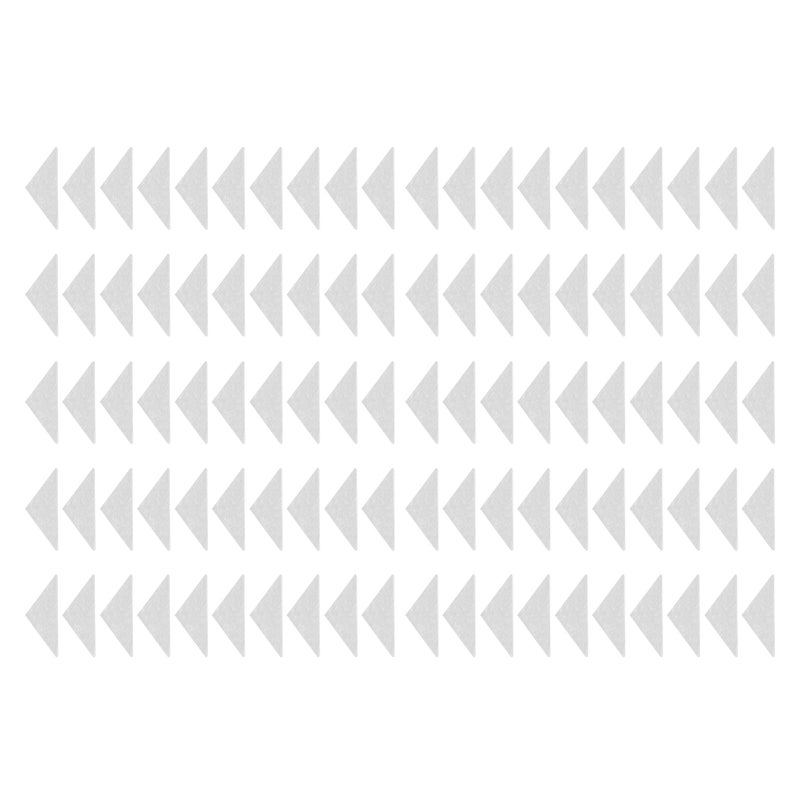 100PCS Collar Support Sticker No Curl Collar Stays Shaper Self Adhesive Triangular Shirt Neck Stays - Image 4