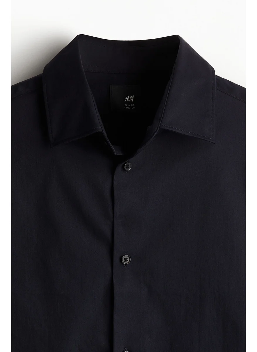 H&M Slim Fit Strech Shirt