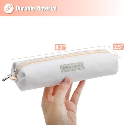 Mr. Pen- Cute Pencil Case Pouch, Cream Color, Multipurpose Canvas Bible Pencil Pouch - Image 2