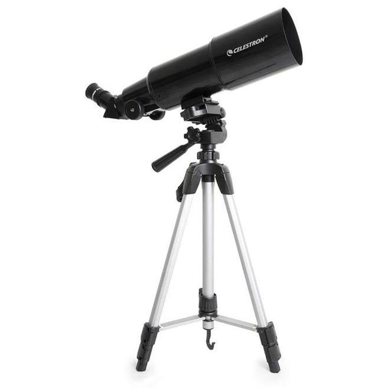 Celestron Travel Scope 80 Portable Refractor Telescope â€“ 80mm Aperture, Fully-Coated Glass Optics â€“ Includes Tripod, Smartphone Adapter, Backpack & Software â€“ Ideal for Beginners & Travel - Image 3