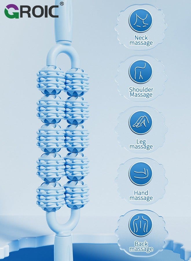 جرويك Muscle Roller, Massage Roller Stick for Athletes, Help Reducing Muscle Soreness Cramping Tightness Leg Arms Back Calves Muscle Massager Therapy Massage Tools Leg Roller Deep Tissue Muscle Massager - Image 2