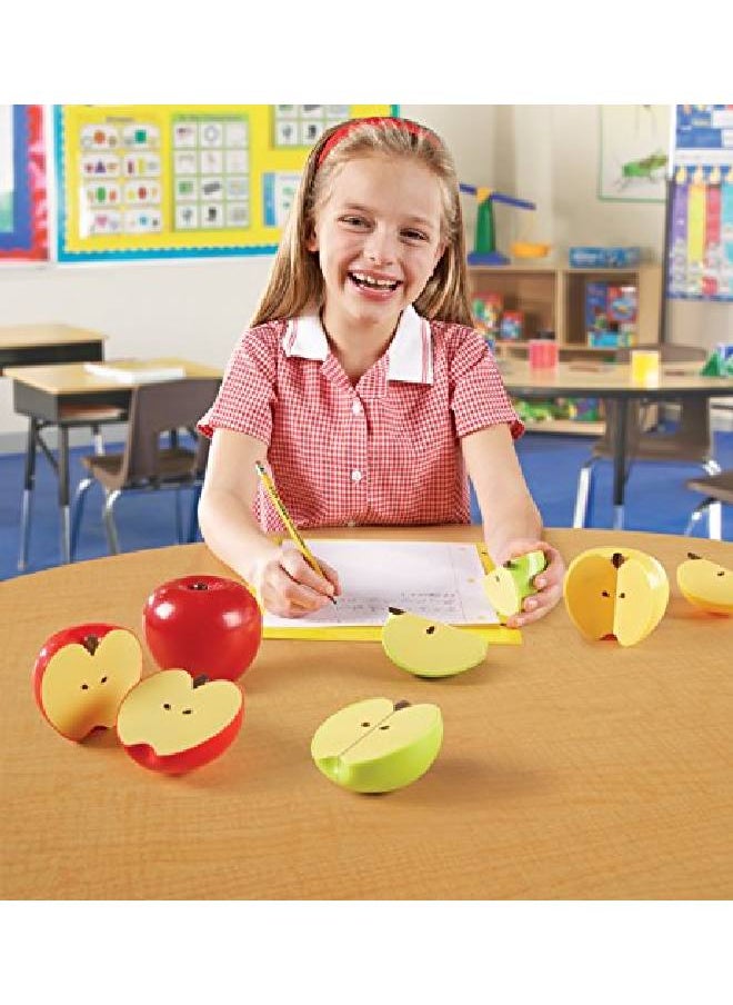 Learning Resources - Bring Fractions To Life With These Sectioned Apple Magnets - Image 1