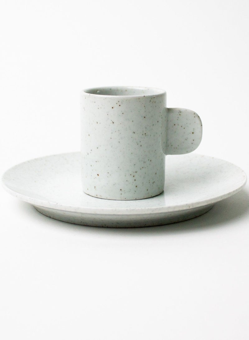 Prickly Pear Set of 2 Kalina Espresso Cup and Saucer - Image 3