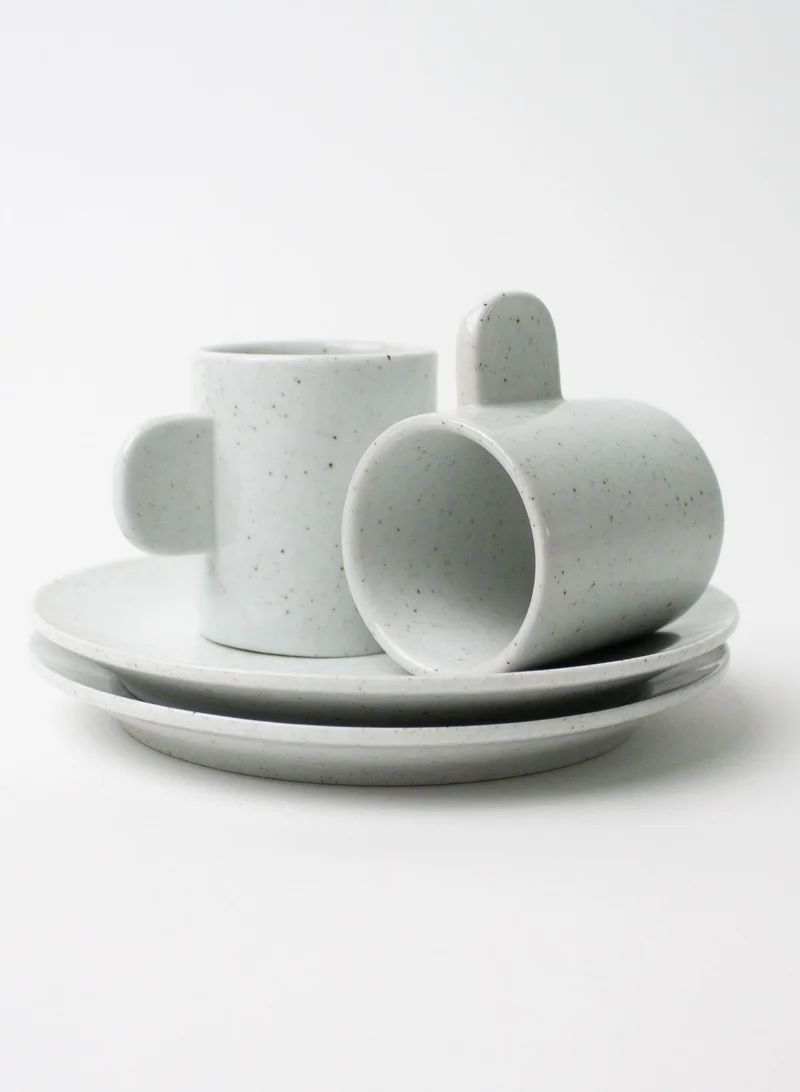 Prickly Pear Set of 2 Kalina Espresso Cup and Saucer