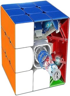 Generic Moyu RS3M 3X3 Magnetic Speed Cube Stickerless Maglev RS3 M Version 3x3x3 Puzzle Magic Cubes 