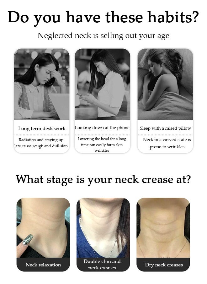 DUNISO Neck Face Beauty Device,  Portable Skin Care Face Massage,3 in 1 Facial Massager, Double Chin Reducer Vibration Massager Wrinkles Removal, Lifts and Tightens Sagging Skin,Face Sculpting Tool with Ther  - Image 2