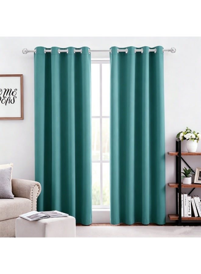 KYD 1 Panel Blackout Curtains,Darkening Curtains Decorative Blackout Curtains, Thermal Insulated Room Darkening Curtains for Bedroom Living Room - Image 1