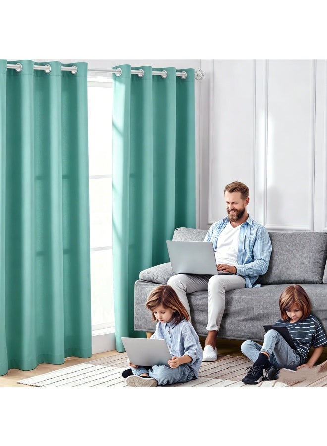 KYD 1 Panel Blackout Curtains,Darkening Curtains Decorative Blackout Curtains, Thermal Insulated Room Darkening Curtains for Bedroom Living Room - Image 2
