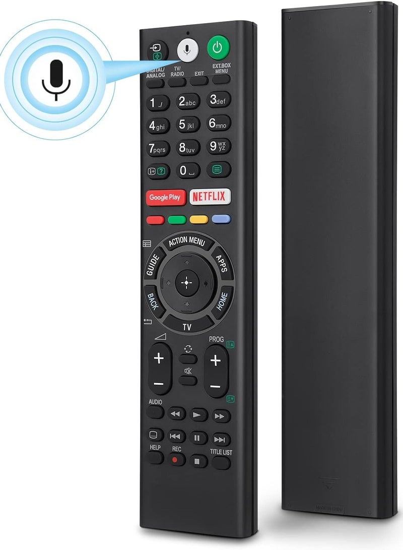 Remote for Sony Smart Bravia Remote Sony Bluetooth Voice Search Mic Remote and Sony Smart Bravia Android TVs Sony 4K UHD Crystal HDR TV Sony OLED Ultra HDTV XBR KDL Series TV RMF-TX300U 