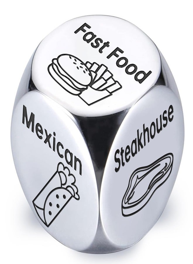 TARINI Food Decision Dice - Valentines Day Gifts for Wife, Funny Anniversary Birthday Stocking Stuffers, Romantic Date Night Game Dice for Couples, Unique Gag Gifts to Solve Dinner Choices - Image 1