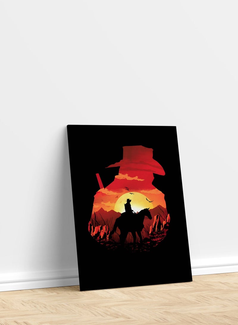 مودكلاس لوحة  ريد ديد ريدمبشن  جدارية باطار خشبي - Image 2