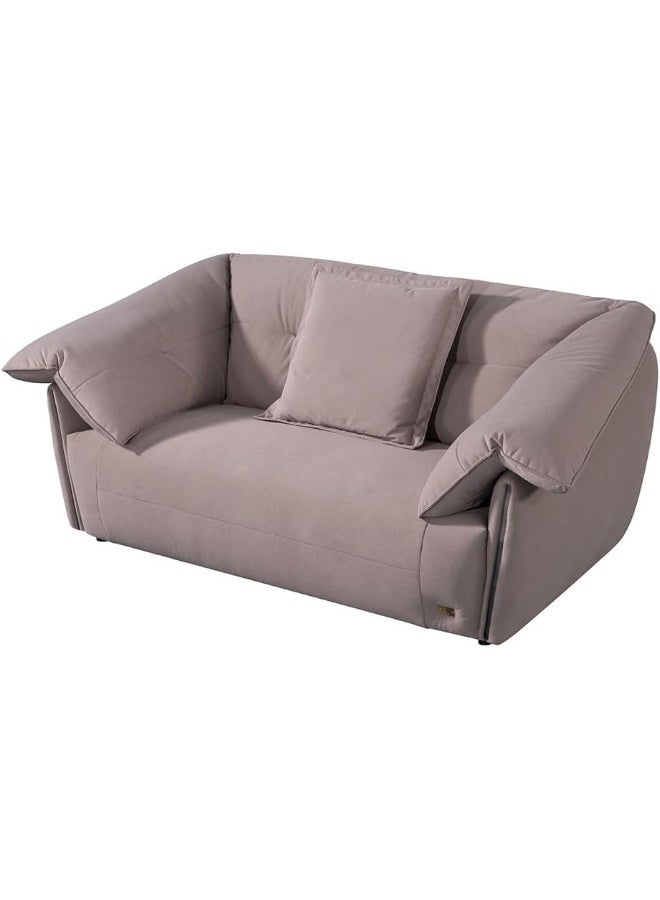 Comfynest Comfynest Brisbane 2Seater Fabric Sofa With 5Year Warranty 212X106X85Cm Taupe - Image 2