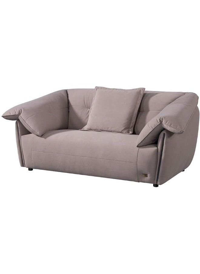 Comfynest Comfynest Brisbane 2Seater Fabric Sofa With 5Year Warranty 212X106X85Cm Taupe - Image 3