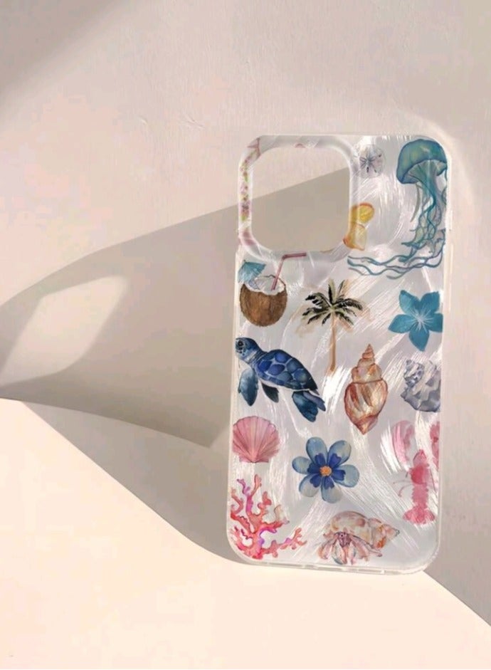 Amazingz Elegant Cover Case For Iphone 13 Pro Anti Slip & Trendy Stickers Des  - Image 3
