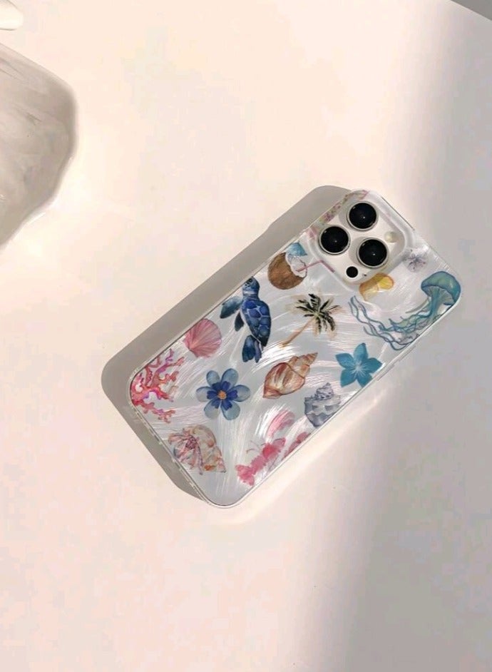 Amazingz Elegant Cover Case For Iphone 13 Pro Anti Slip & Trendy Stickers Des  - Image 2