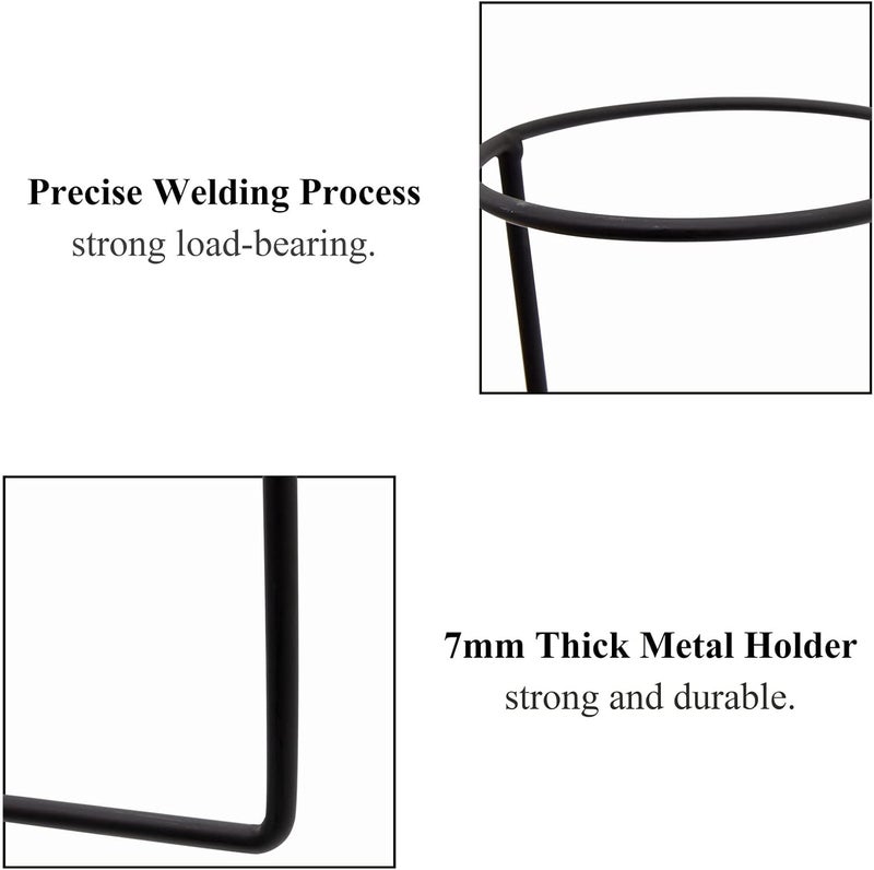 LhyBtm Helmet Holder Wall Motorcycle Helmet Hook Metallic Motorcycle Crash Helmet Join Device Hook Display Rack for Motorcycle Helmets Baseball Helmets Basketball 3 Pieces - Image 3