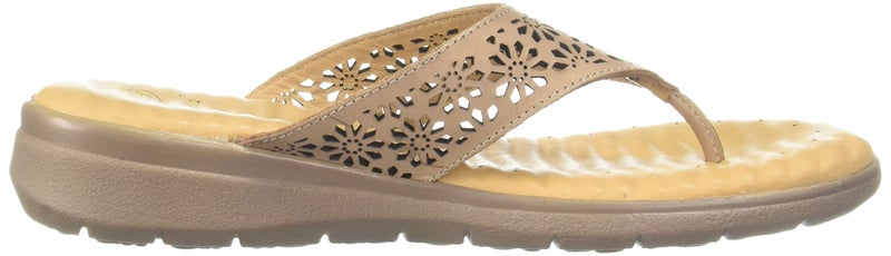 Scholl Women's FLEX THONG Beige Flats - 6 UK (6748908) - Image 4