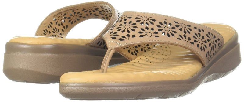 Scholl Women's FLEX THONG Beige Flats - 6 UK (6748908) - Image 2